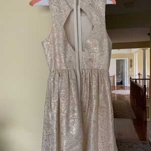 Urban Outfitters silver/gold cocktail dress
